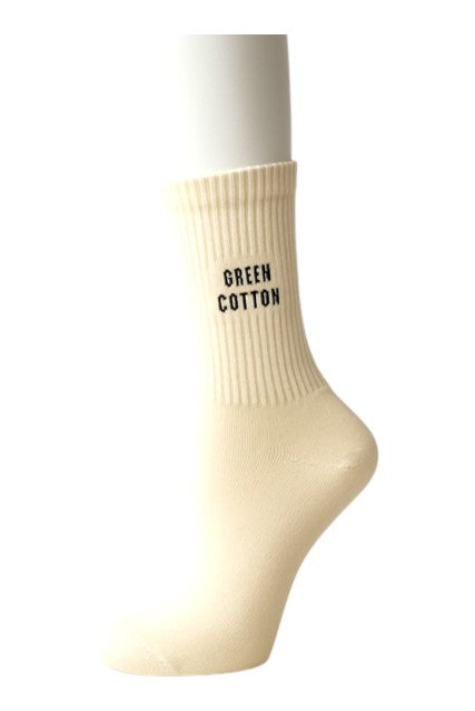 Calcetines largos color crema