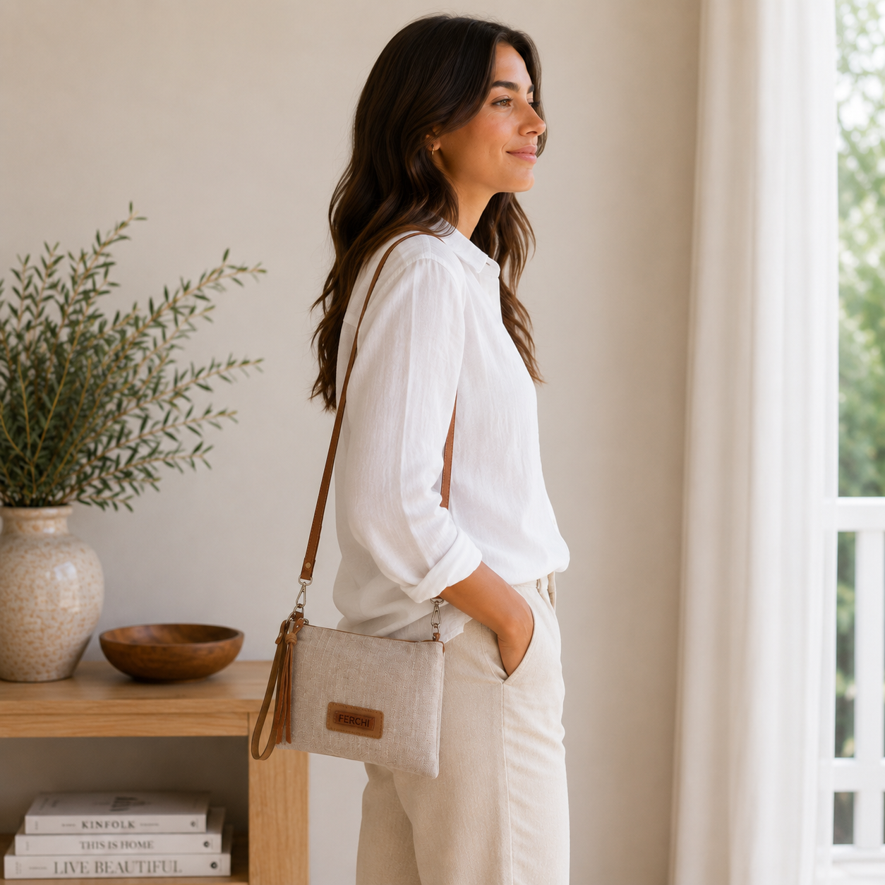 Bolso beige