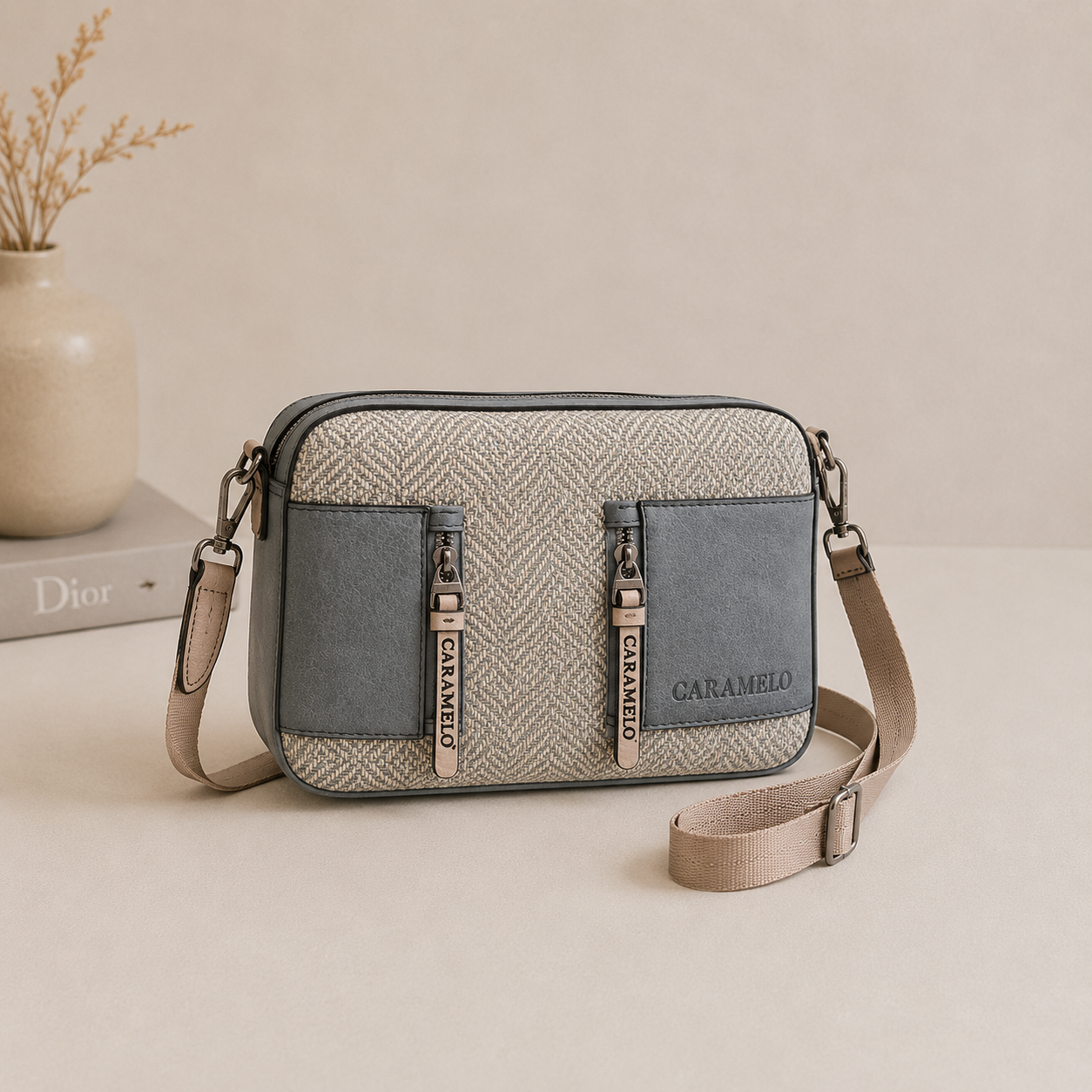 Bolso bicolor
