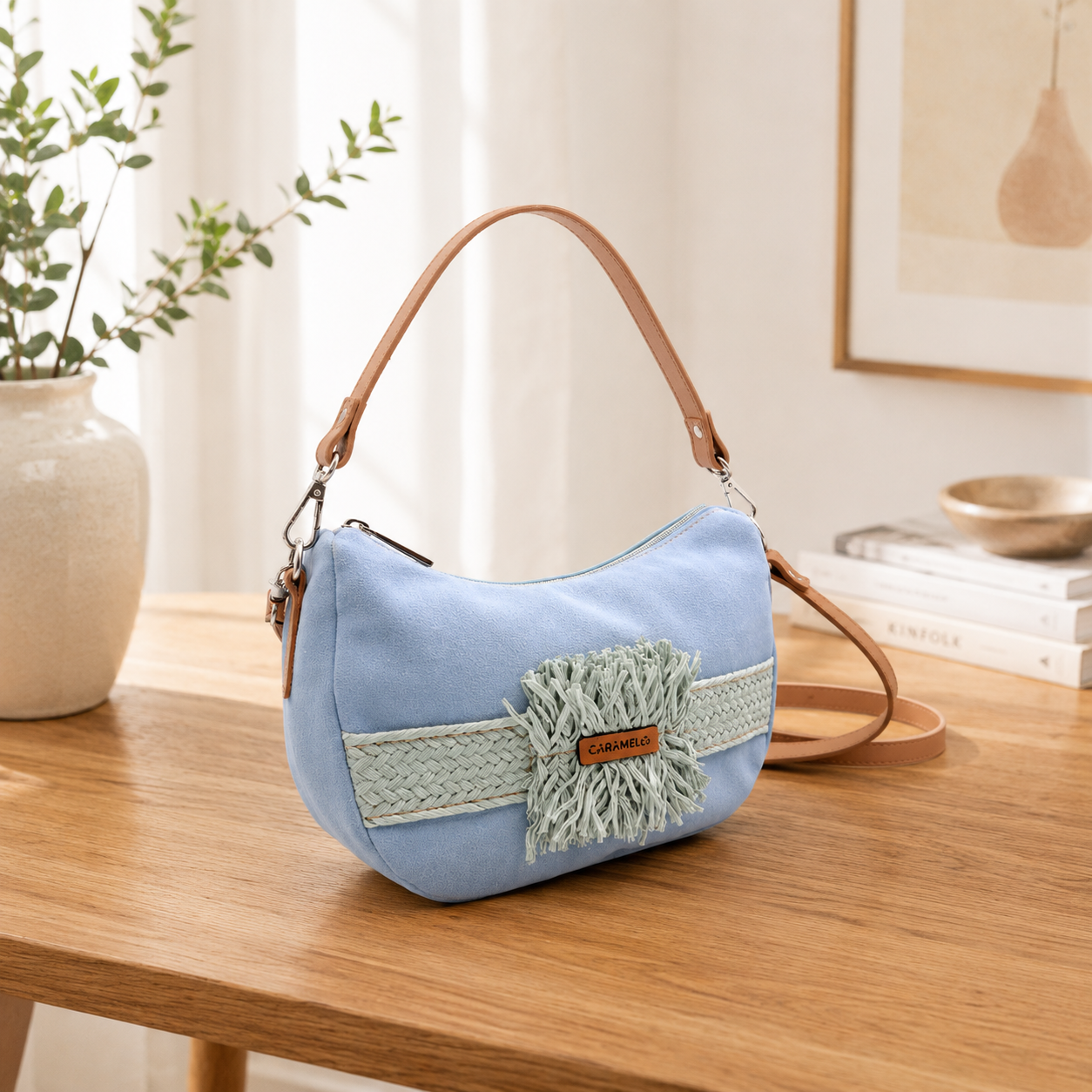 Bolso azul cielo
