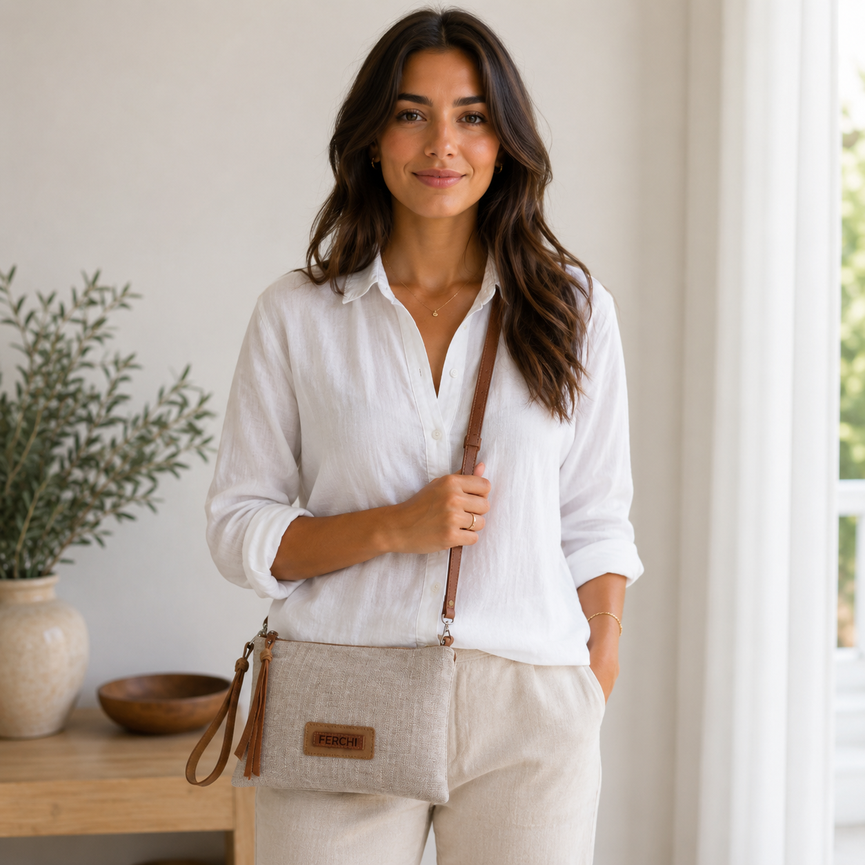 Bolso beige