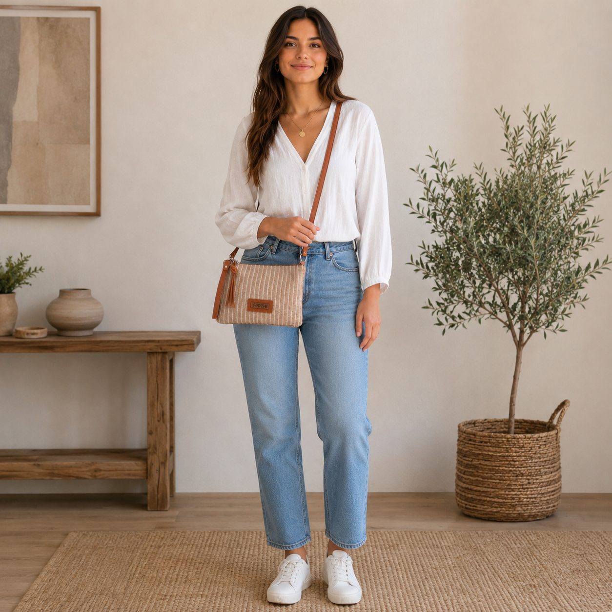bolso naranja