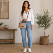bolso naranja
