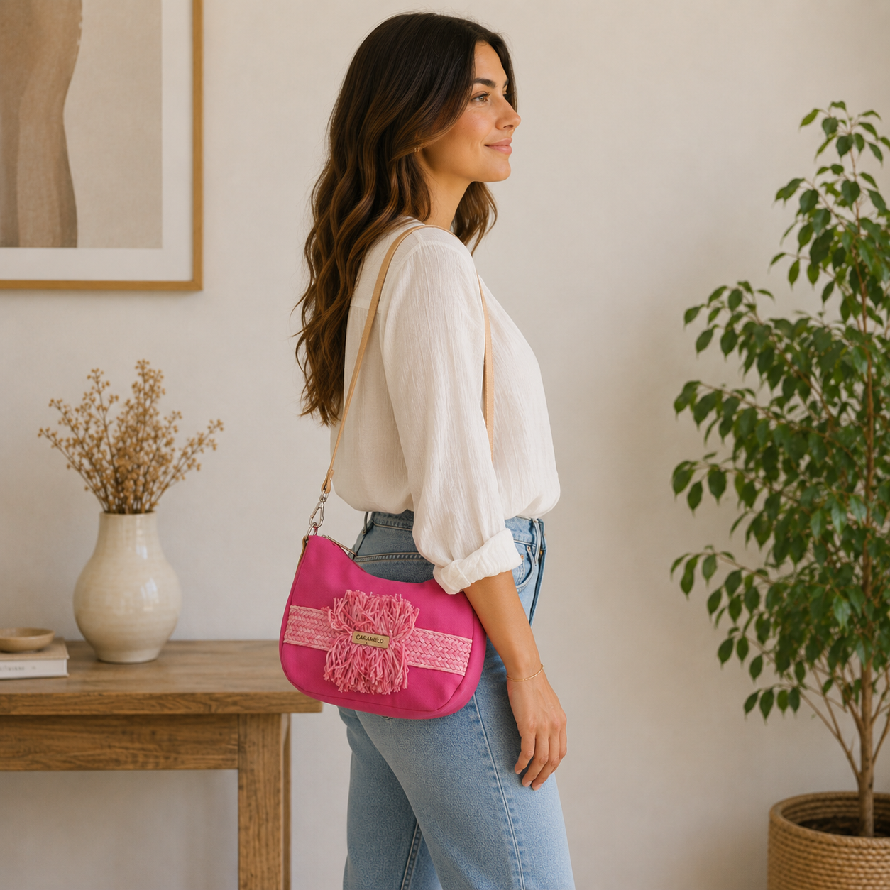 Bolso fucsia