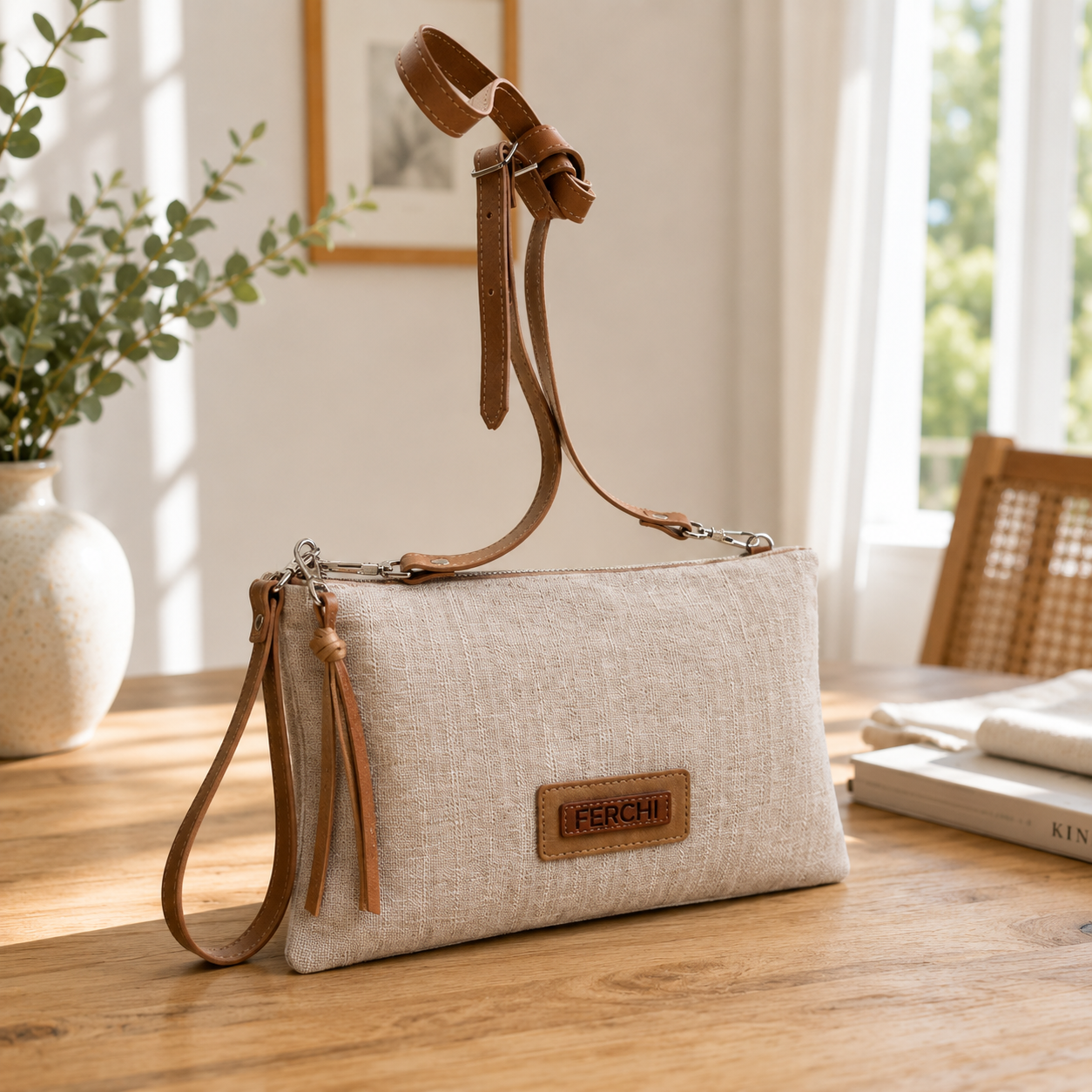 Bolso beige