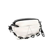 bolso de cuero blanco