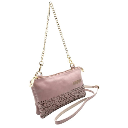bolso de piel "nude"
