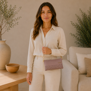 bolso de piel "nude"