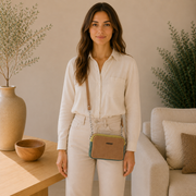 Bolso de piel de camello