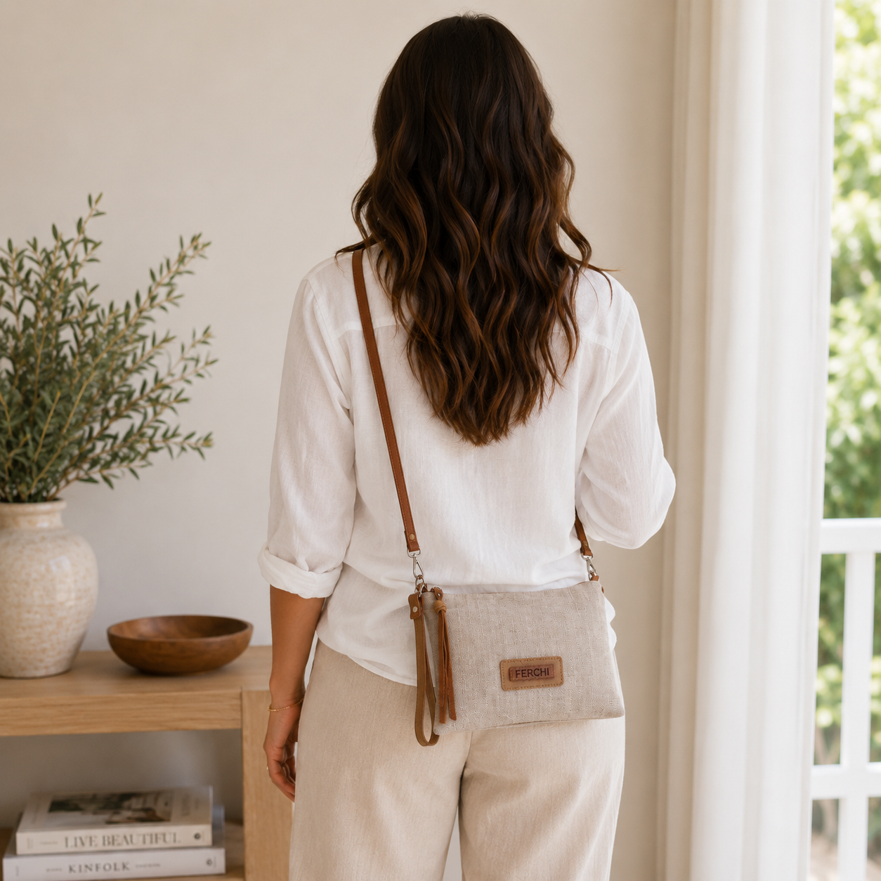 Bolso beige