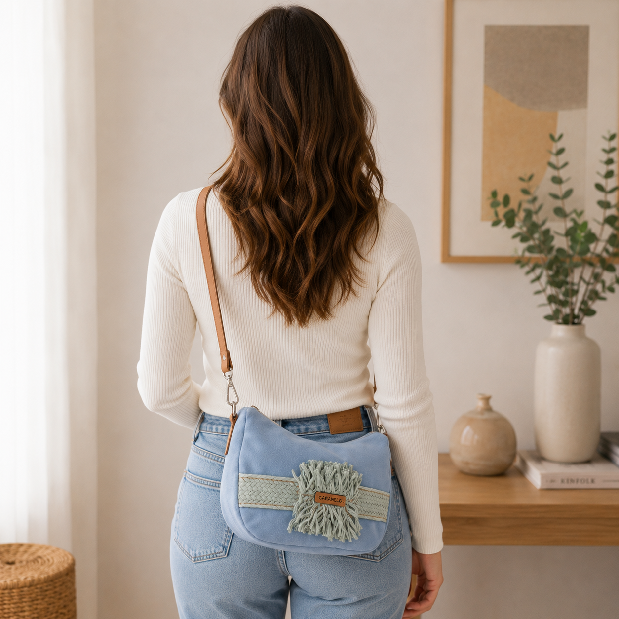 Bolso azul cielo
