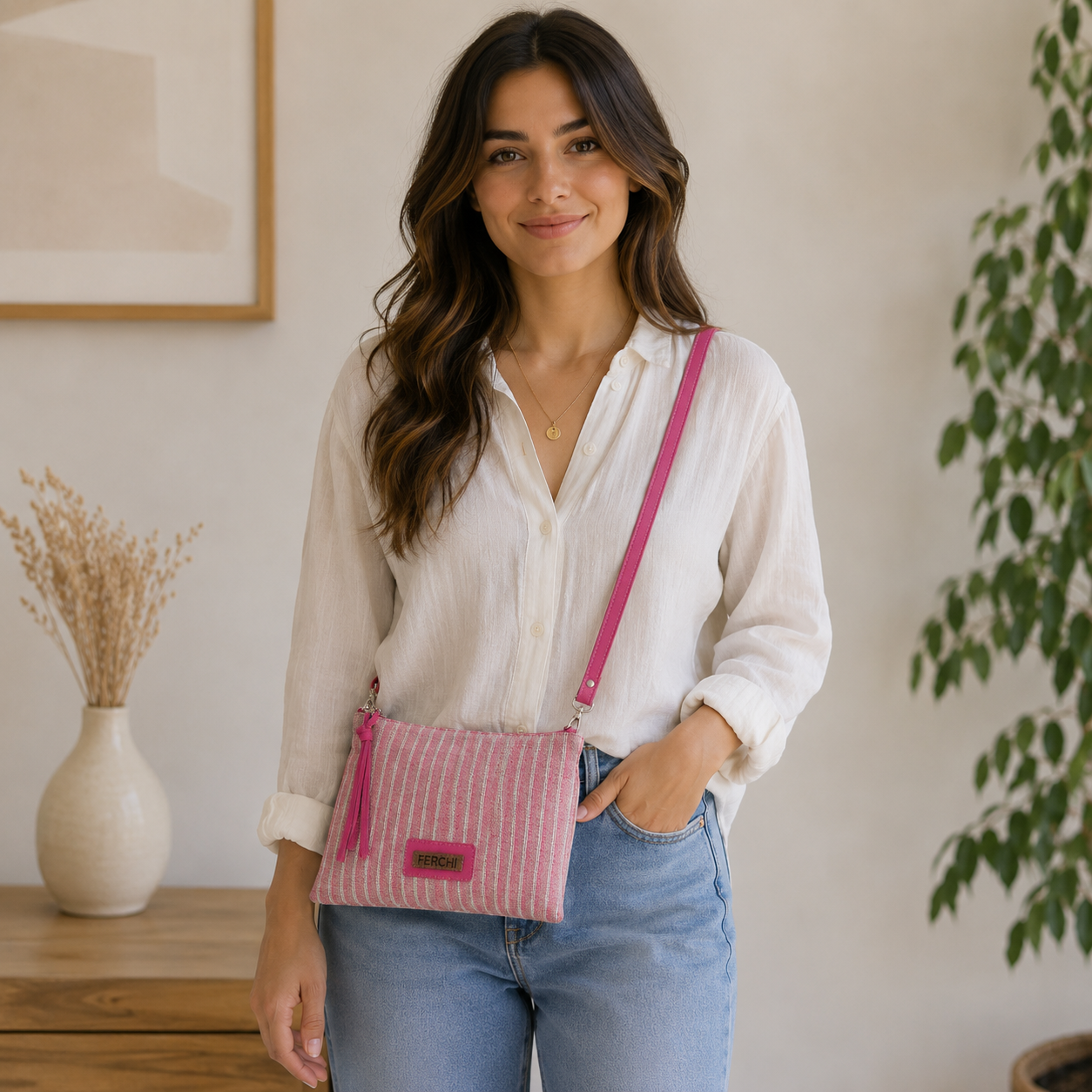 Bolso fucsia