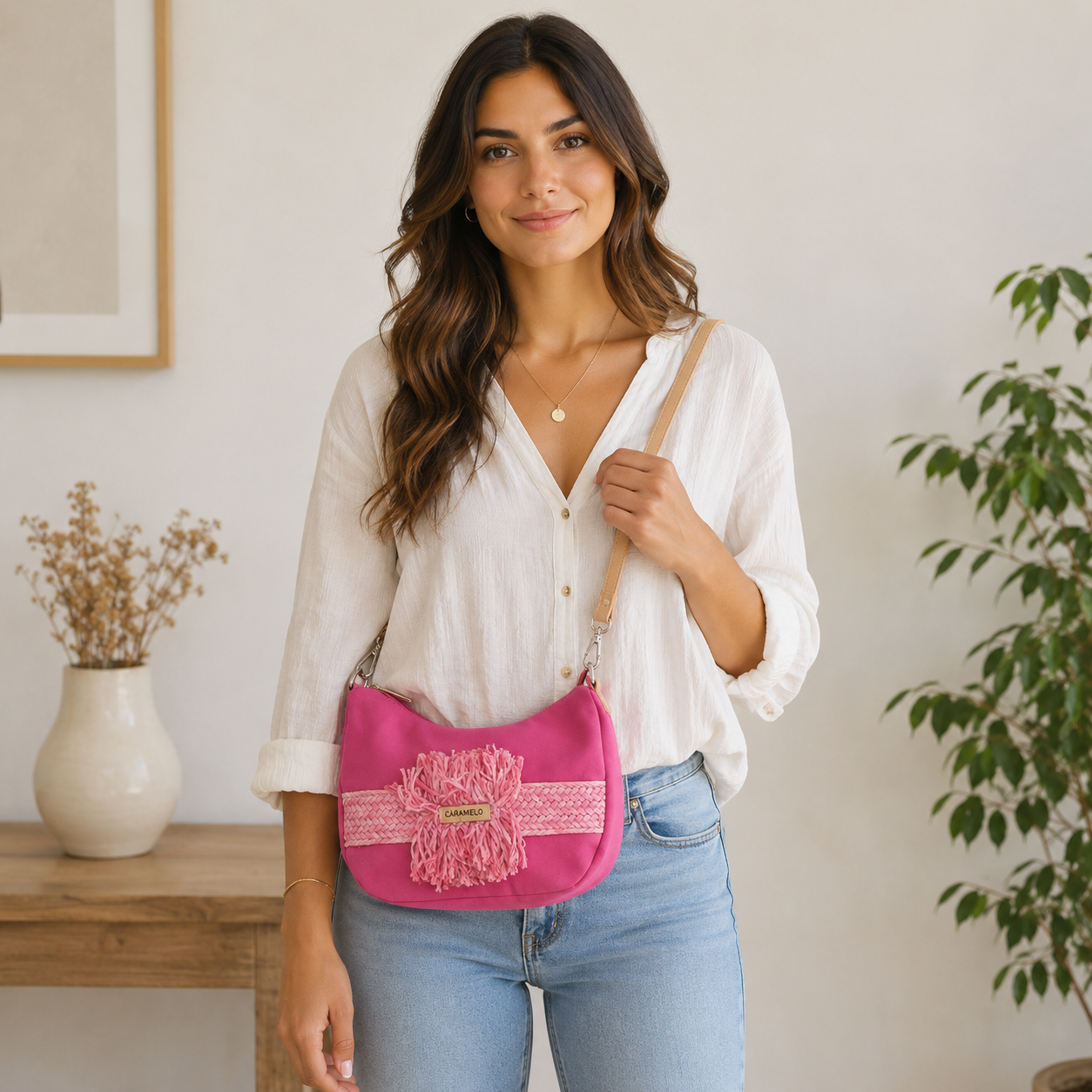 Bolso fucsia