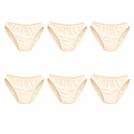 Conjunto de 6 braguitas de bikini para mujer