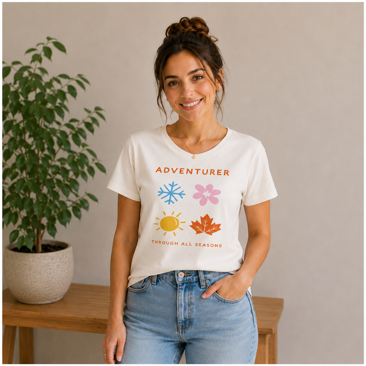 Camiseta Adulto Las 4 estaciones