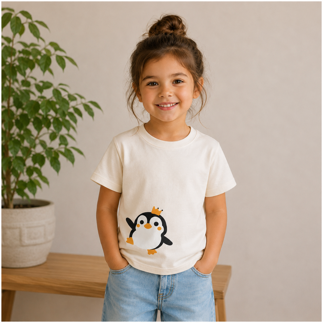 Camiseta Pingüino Niños