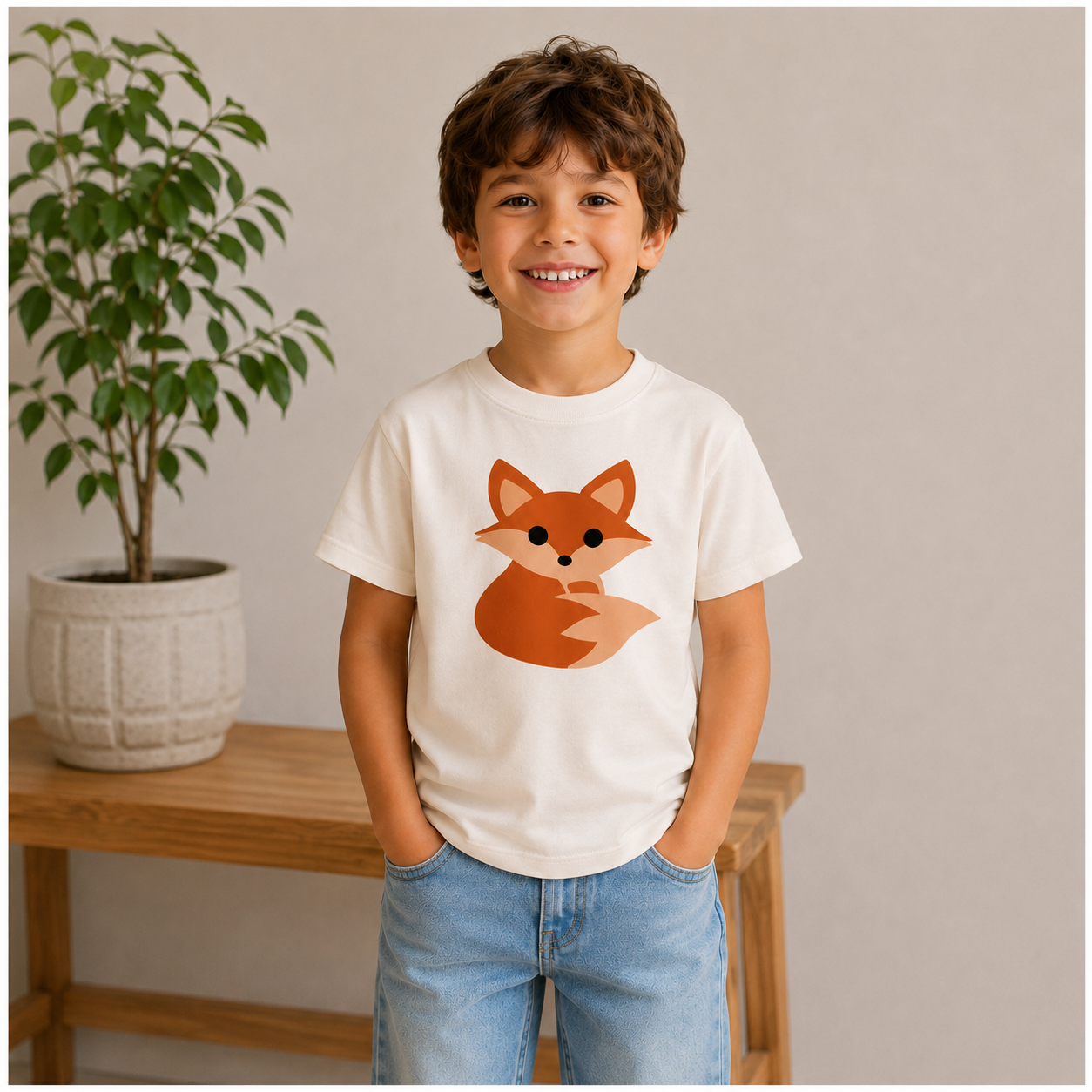 Camiseta Niño Zorro