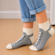Calcetines de lona gris claro para adultos