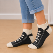 Calcetines de lona negros para adultos