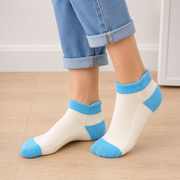Calcetines cortos turquesa