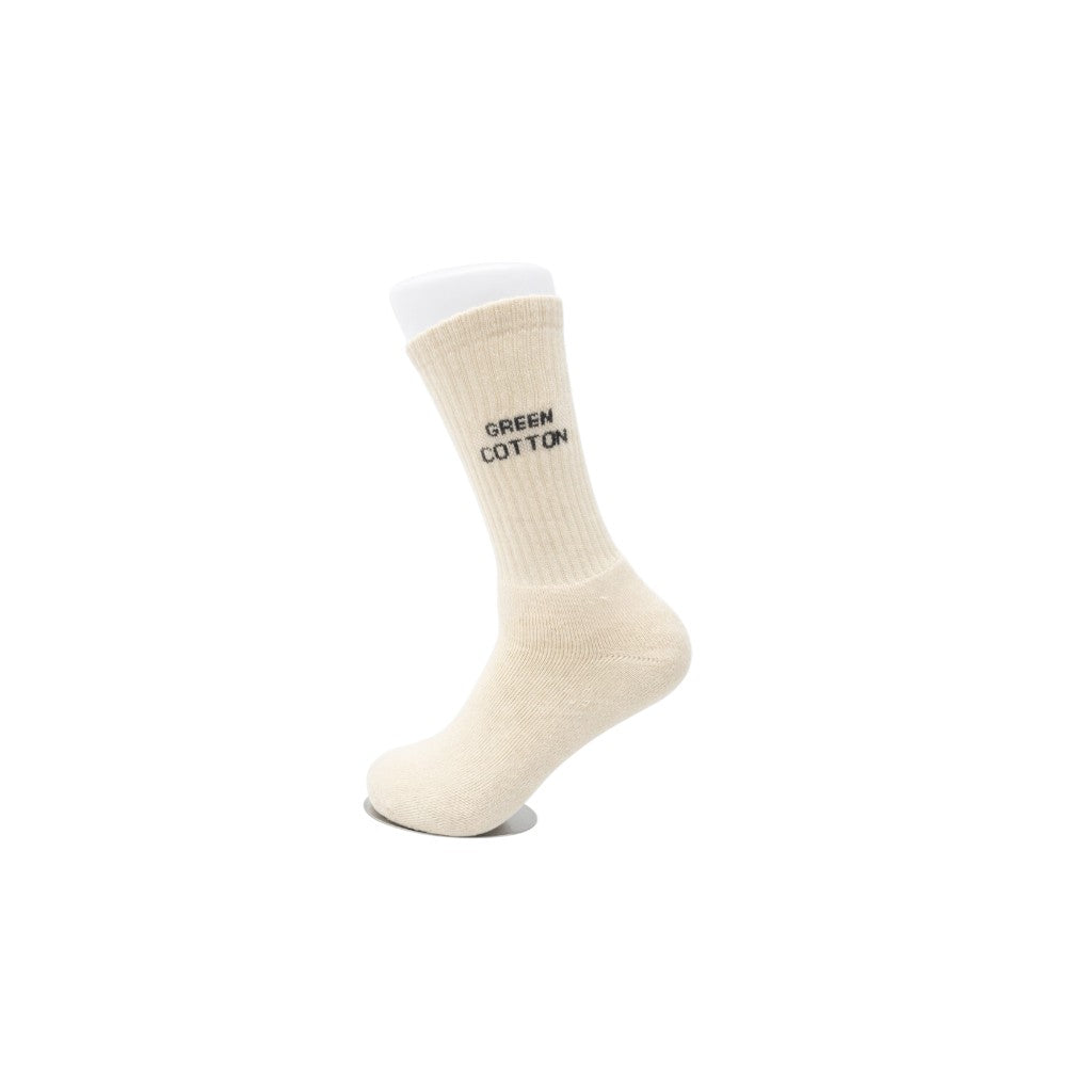 Calcetines largos color crema