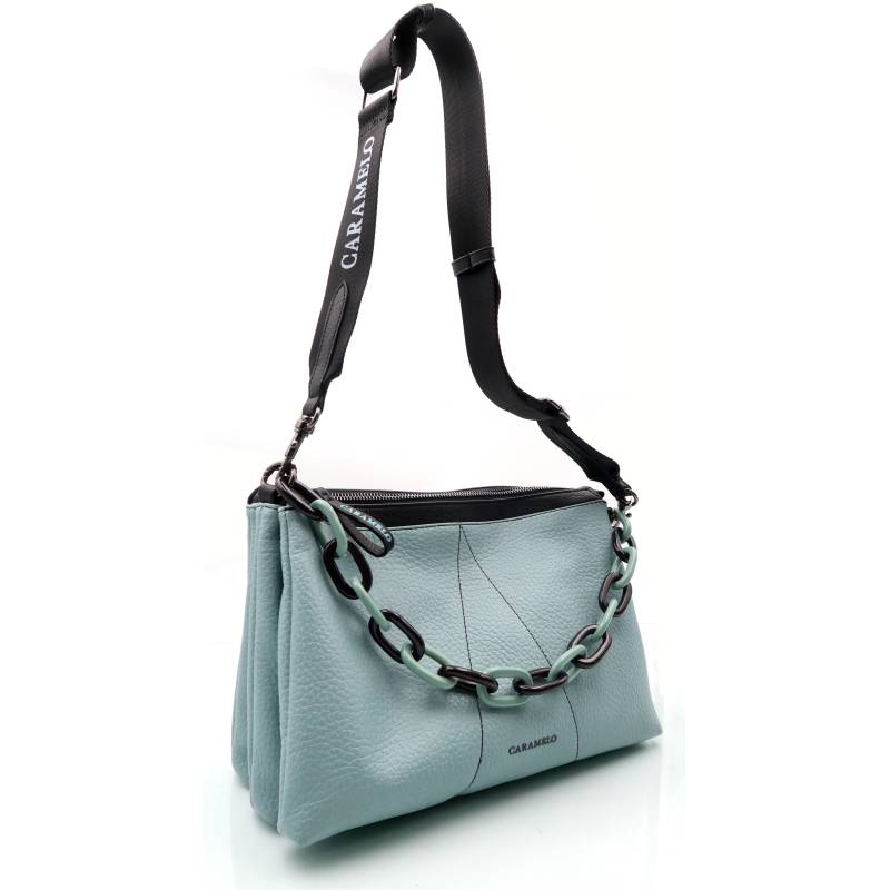 Bolso bandolera pequeño de piel