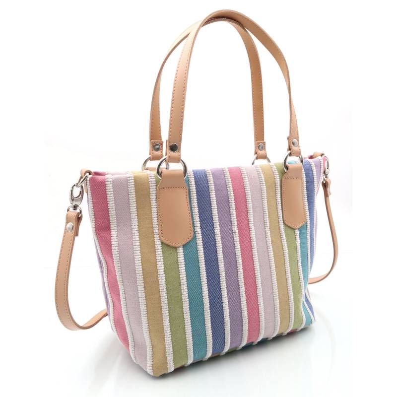 Bolso de hombro multicolor