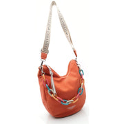 Bolso de hombro naranja
