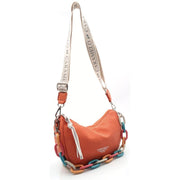 bolso de hombro naranja