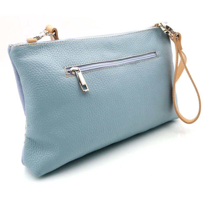 bolso azul cielo