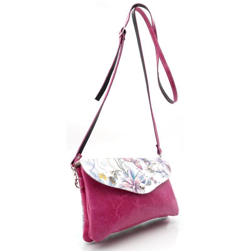 Bolso de hombro de piel