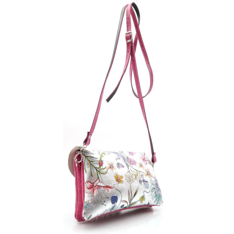 Bolso de hombro de piel