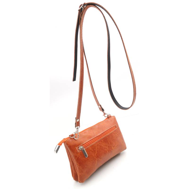 Bolso de piel estampado