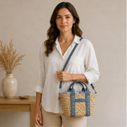 bolso azul