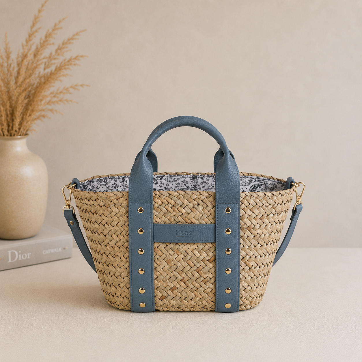 bolso azul