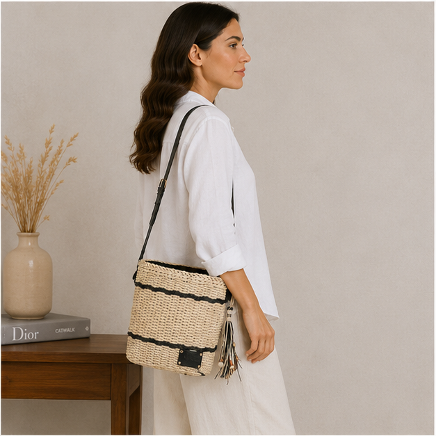 Bolso de hombro negro