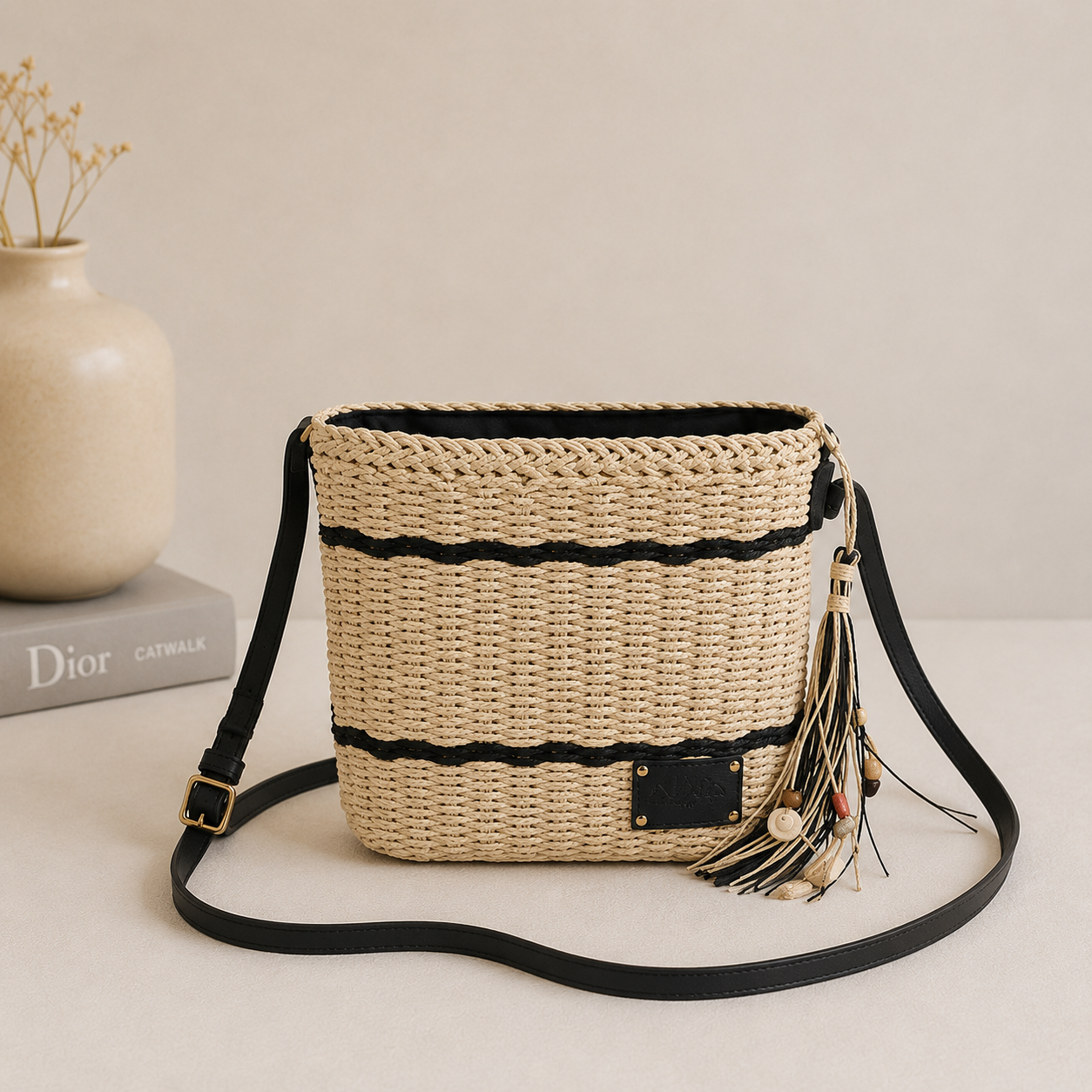 Bolso de hombro negro