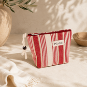 Bolsa de algodón roja