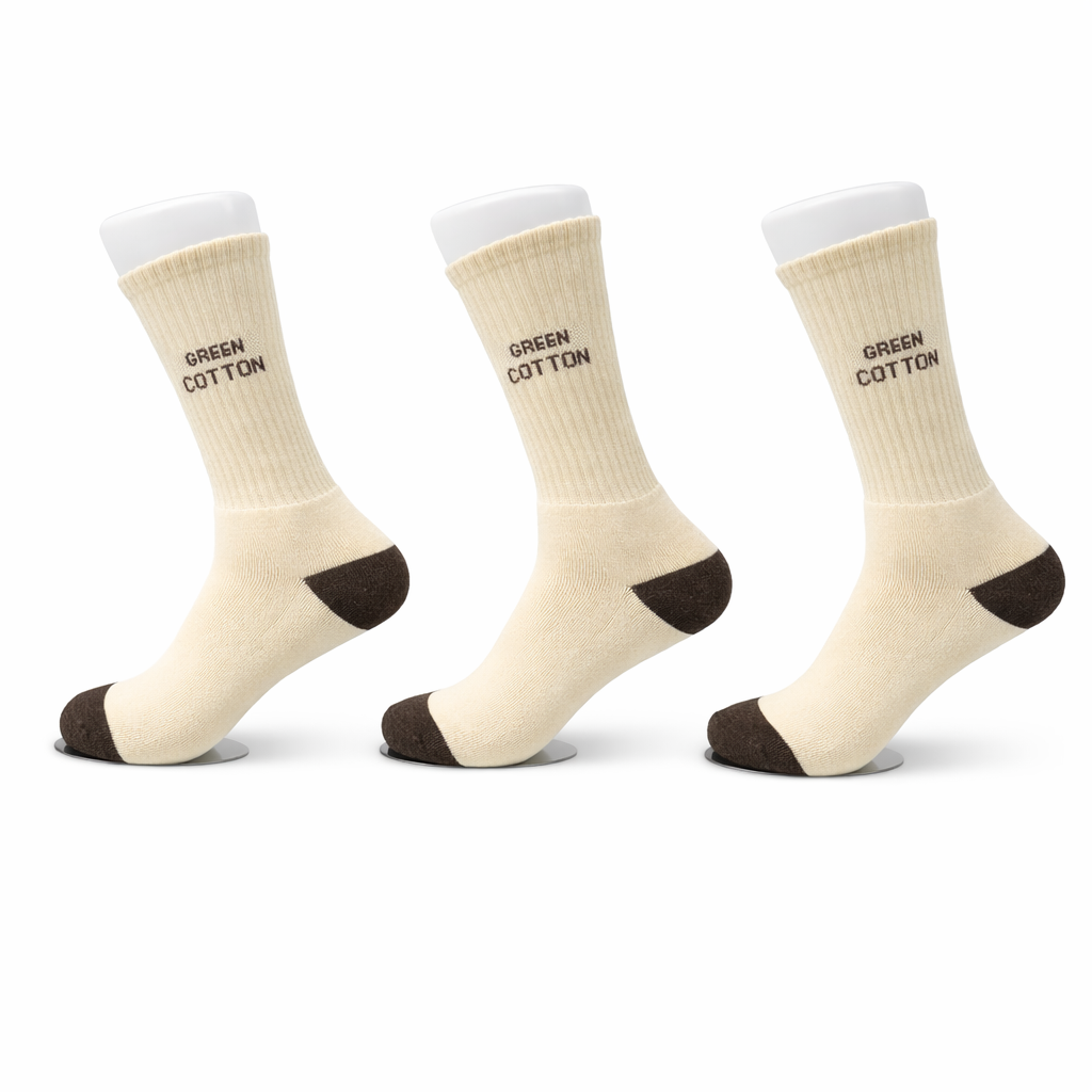Calcetines largos marrones