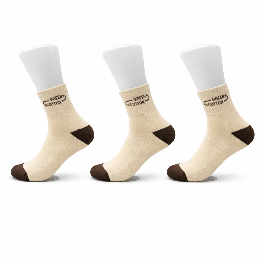 Calcetines marrones medianos