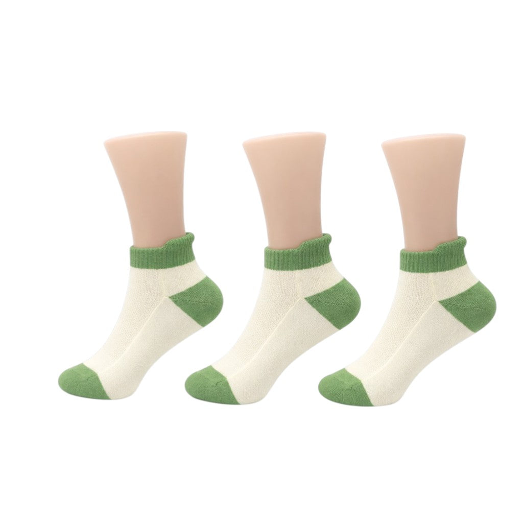 Calcetines cortos verdes