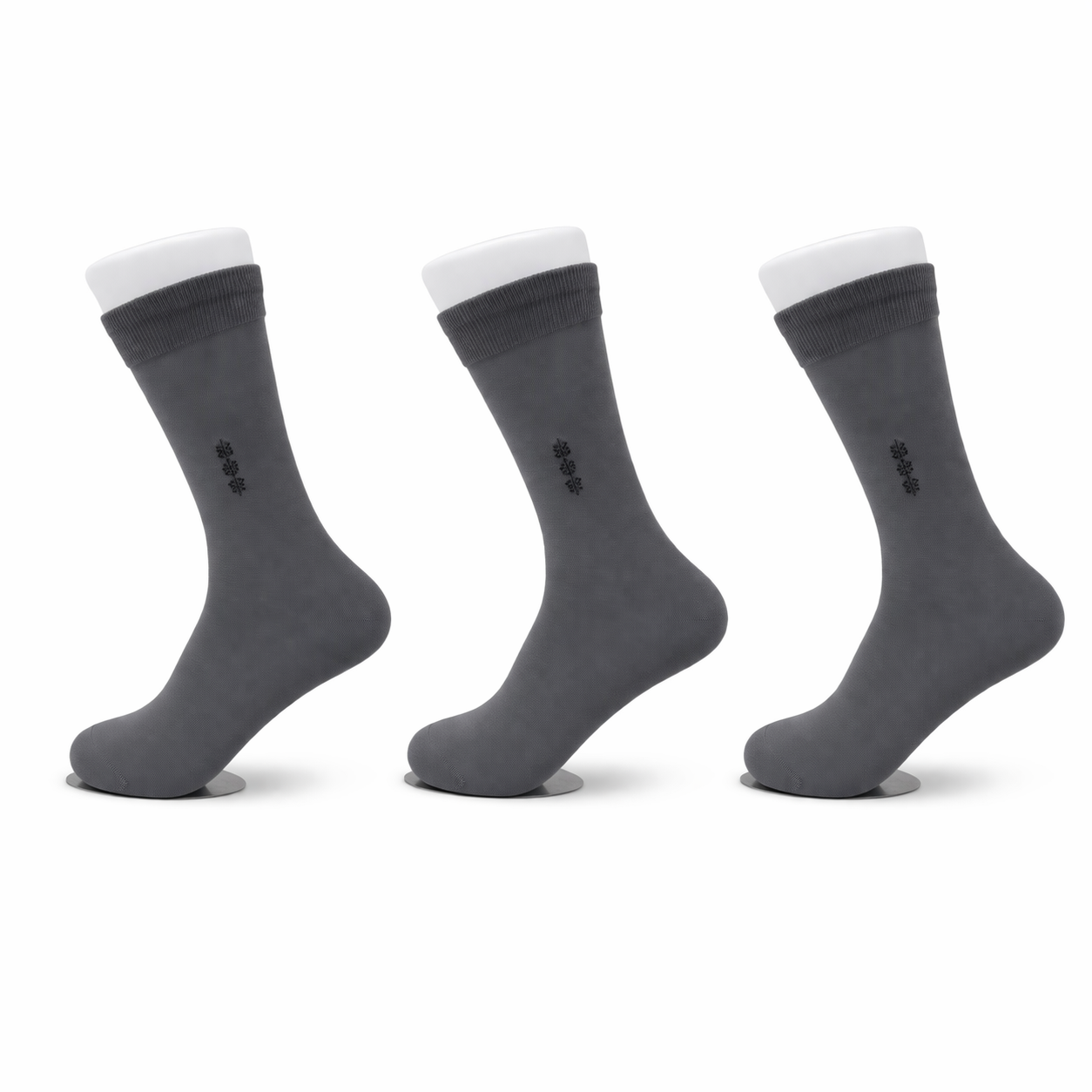 Calcetines finos largos Gris Claro
