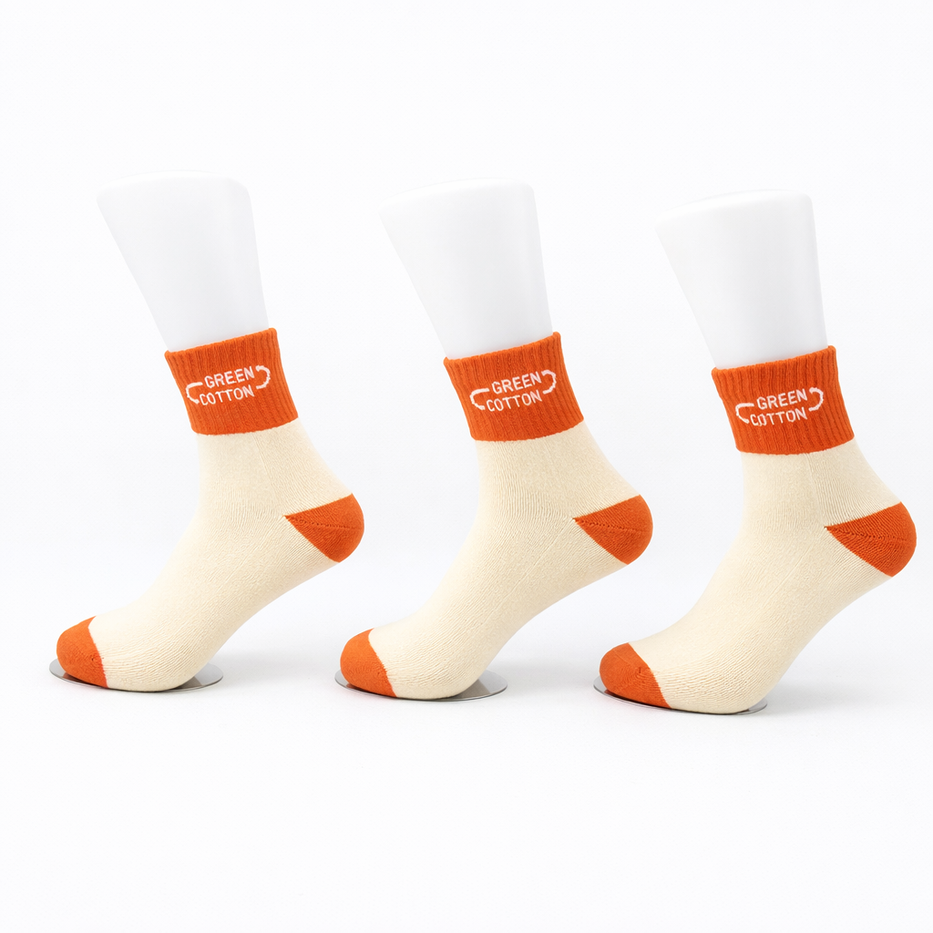 Paquete de calcetines medianos naranjas