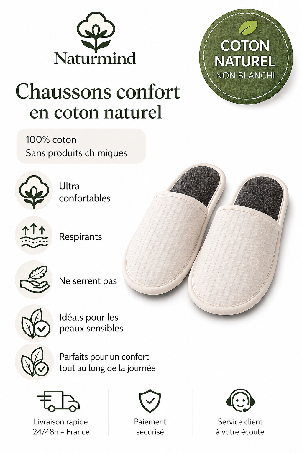 Pantuflas de viaje