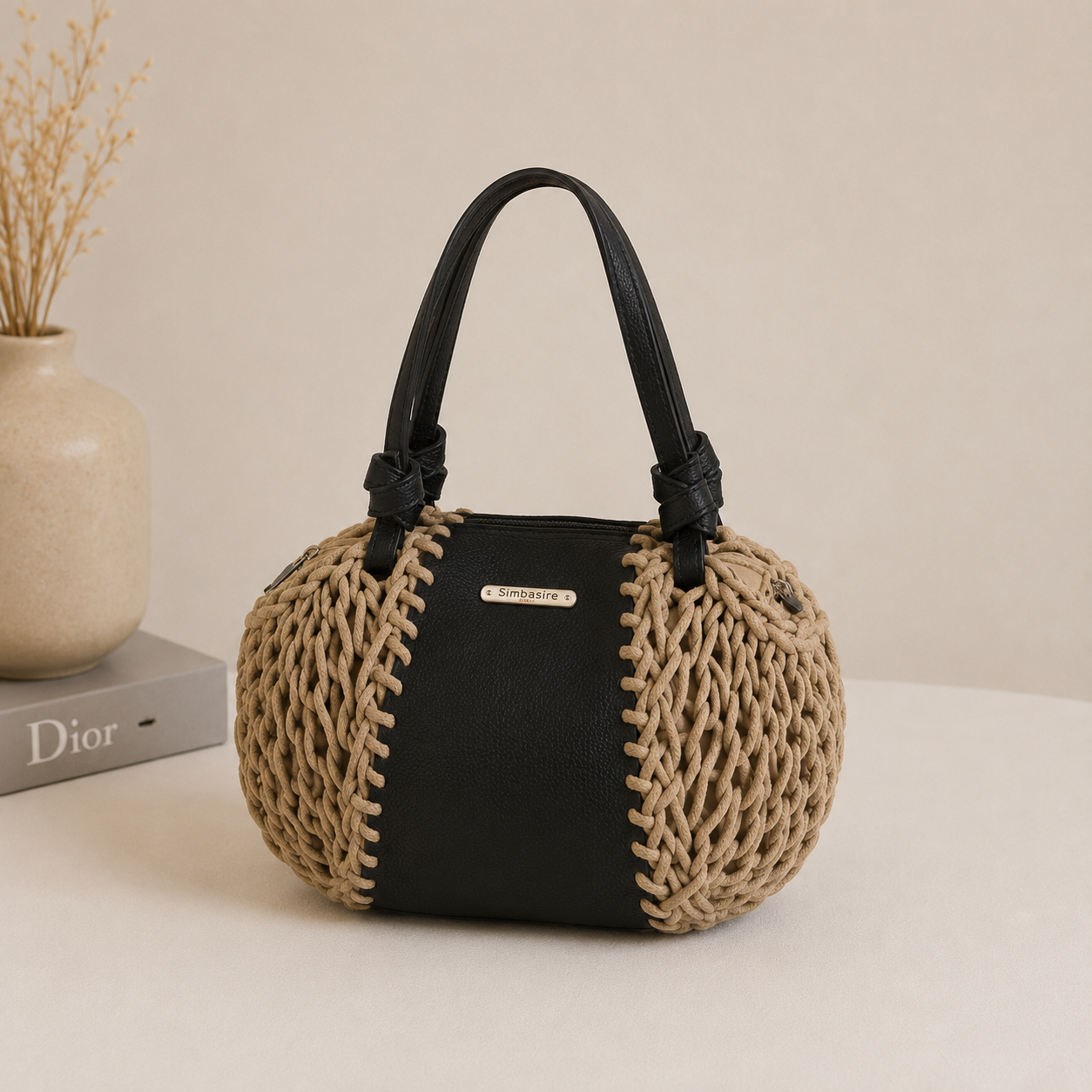 Bolso de cuerda natural
