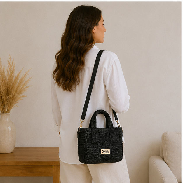 Bolso de tela negro