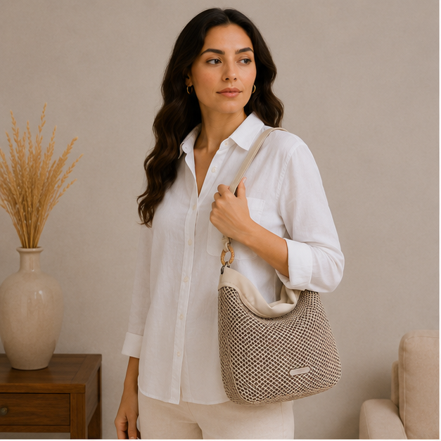 Bolso beige