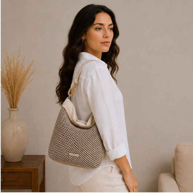 Bolso beige