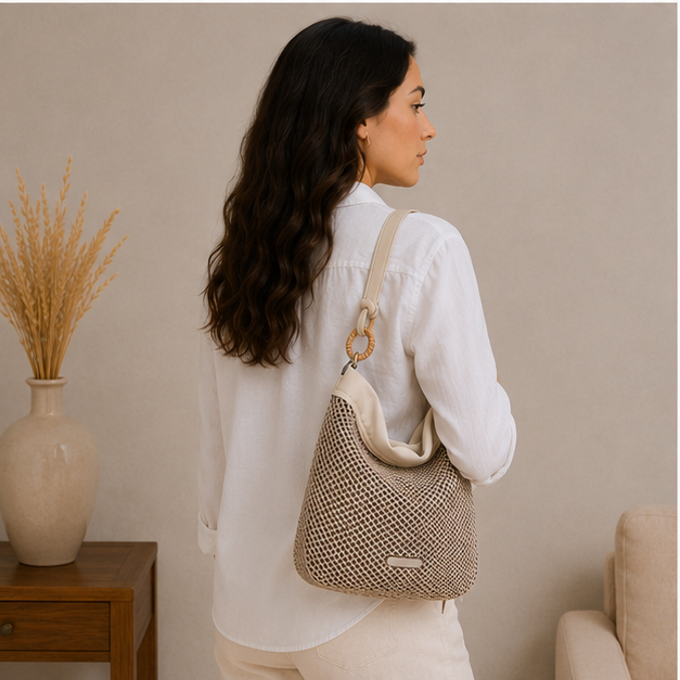Bolso beige