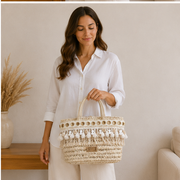 Bolso de mimbre